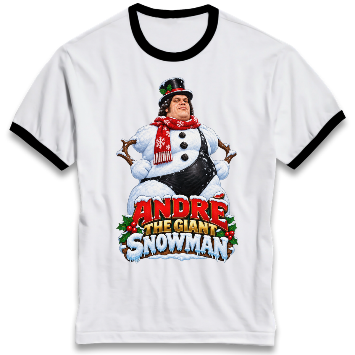 Andre The Giant Christmas Ringer T-Shirt