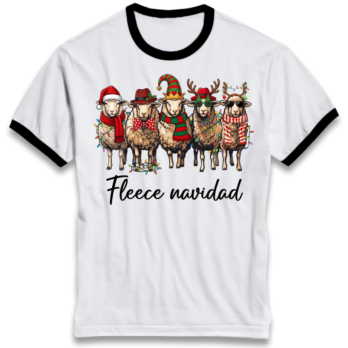 Christmas jumper Ringer T-Shirt