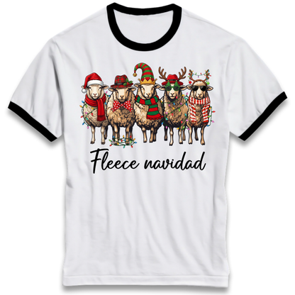 Christmas jumper Ringer T-Shirt