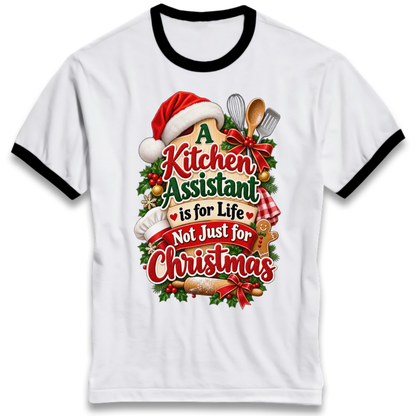 Kitchen Assistant Ringer T-Shirt