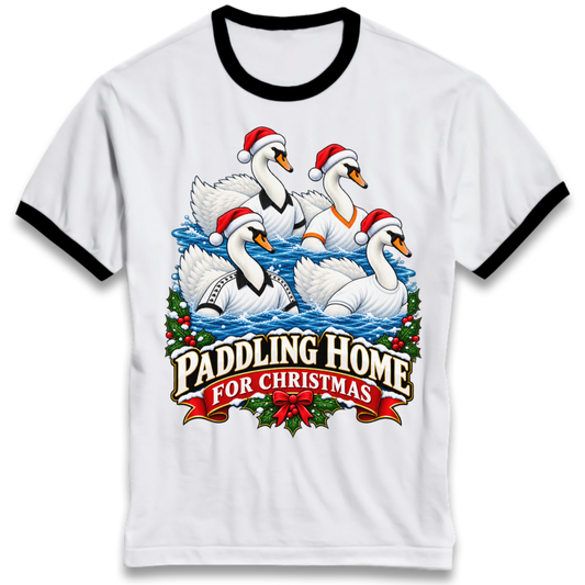 Swansea Christmas Ringer T-Shirt