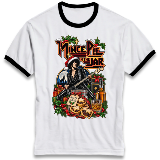 Thin Lizzy Christmas Ringer T-Shirt