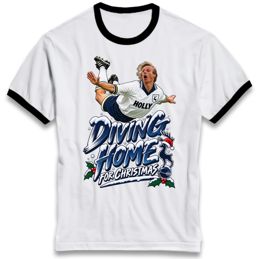 Spurs Christmas Ringer T-Shirt