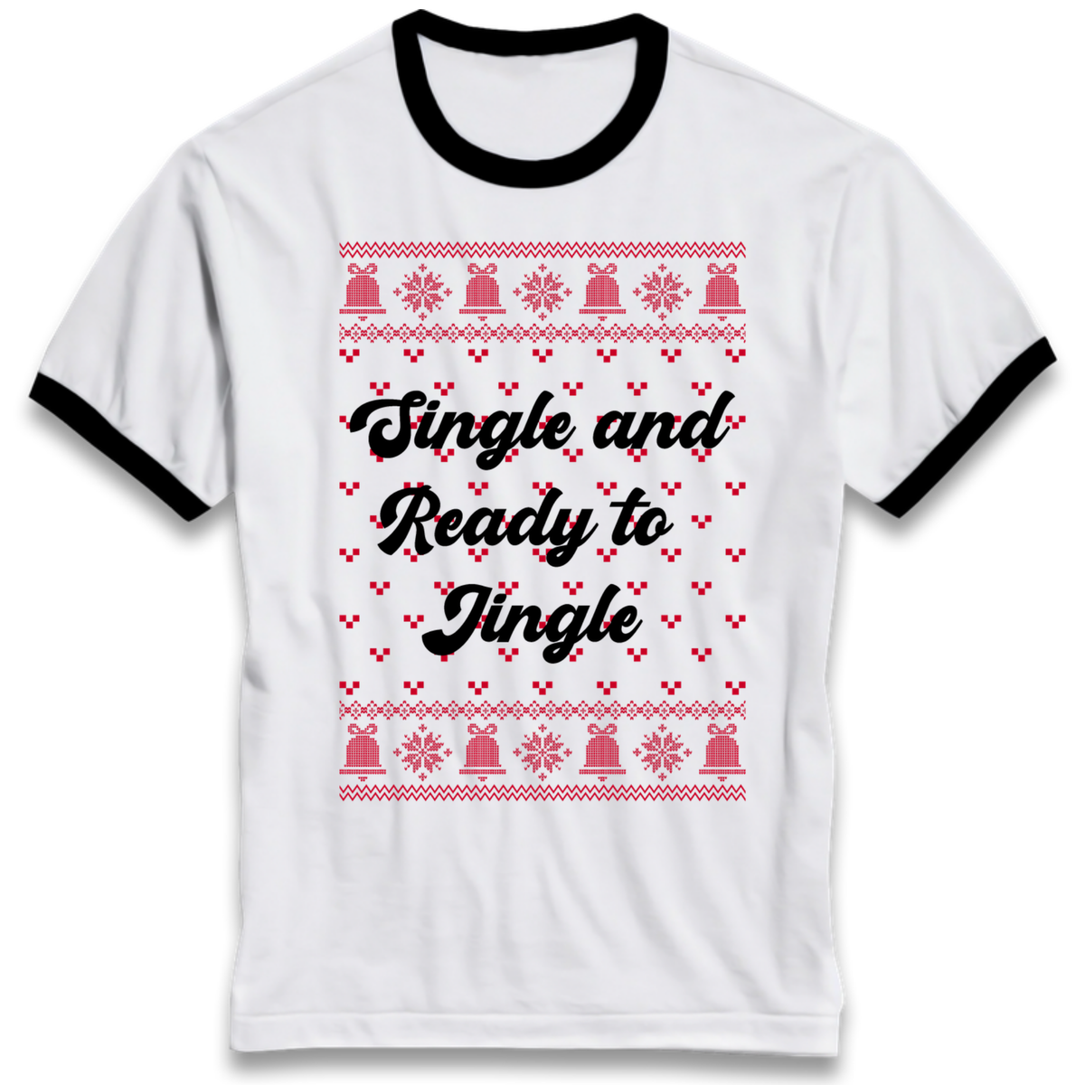 Adult Xmas Tee Ringer T-Shirt
