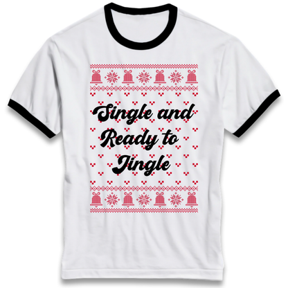 Adult Xmas Tee Ringer T-Shirt