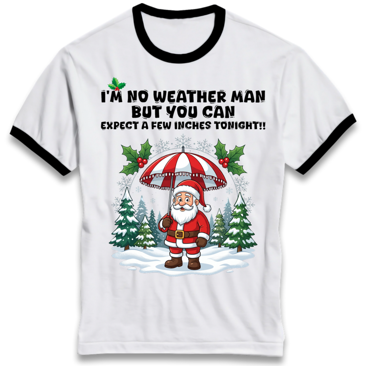 Christmas jumper Ringer T-Shirt