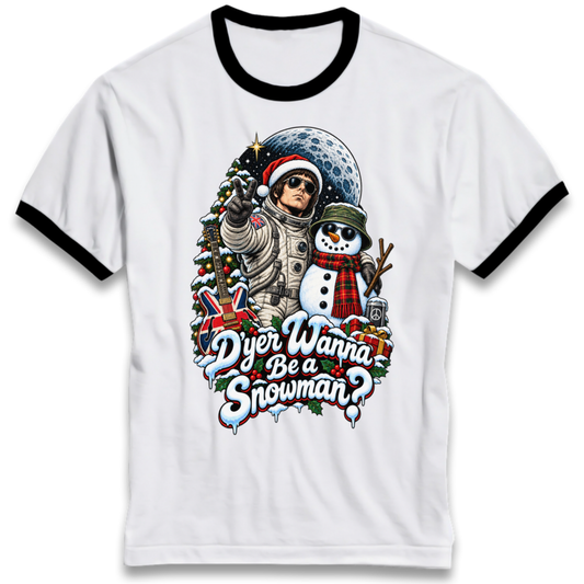 Oasis Band Christmas Ringer T-Shirt
