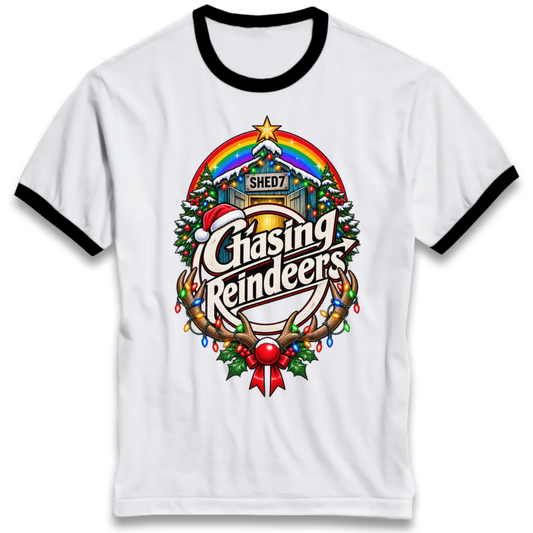 Shed Seven Christmas Ringer T-Shirt
