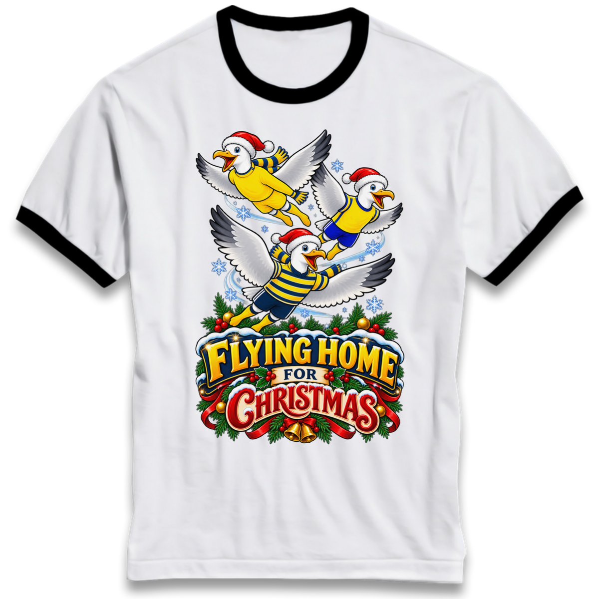Torquay United Christmas Ringer T-Shirt