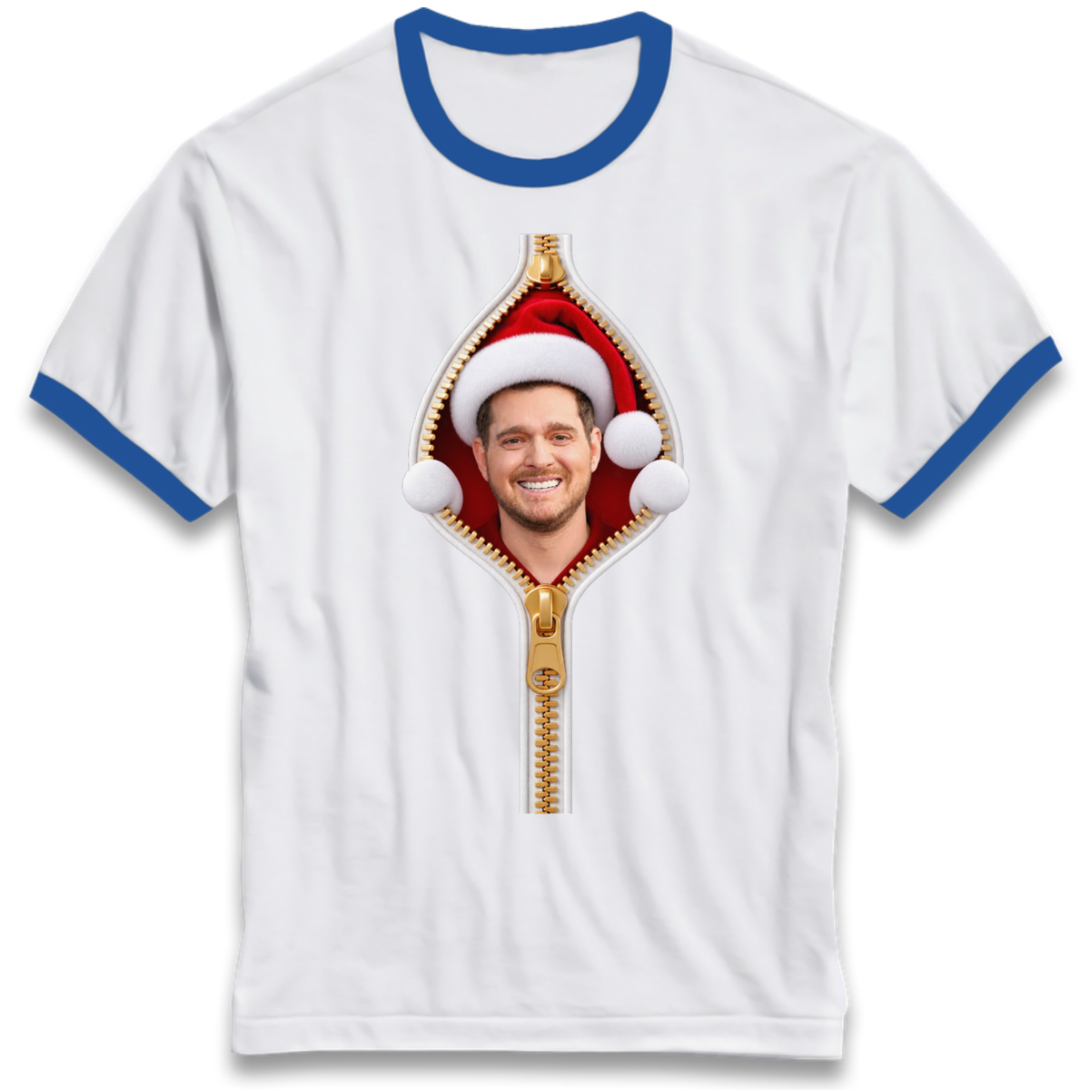 Christmas jumper Ringer T-Shirt