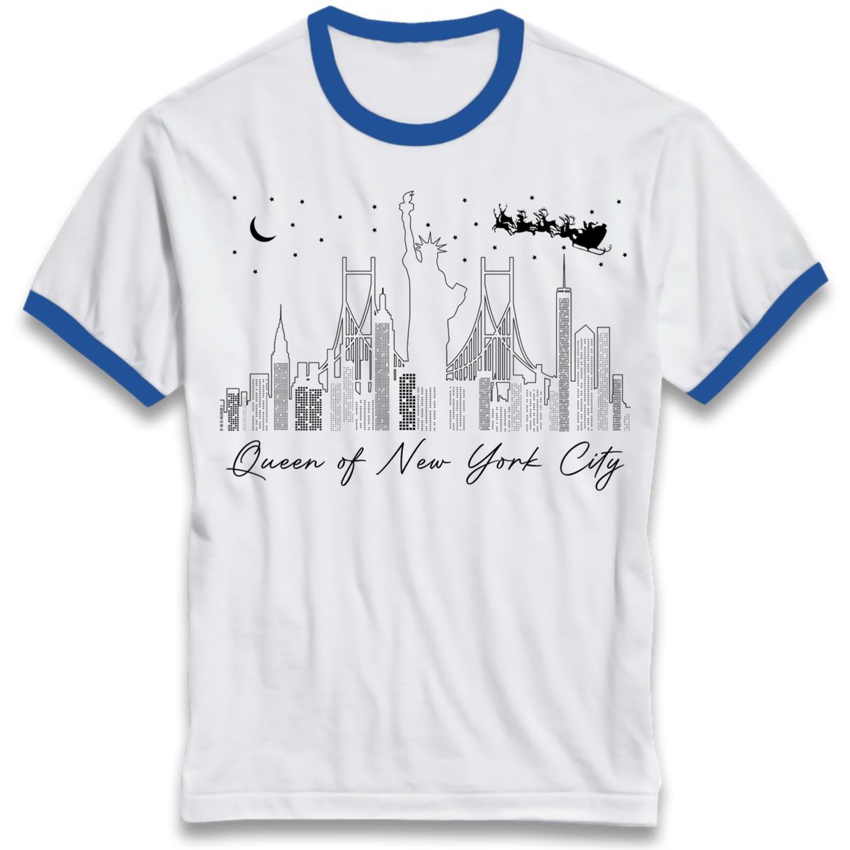 Queen Of New York City Ringer T-Shirt