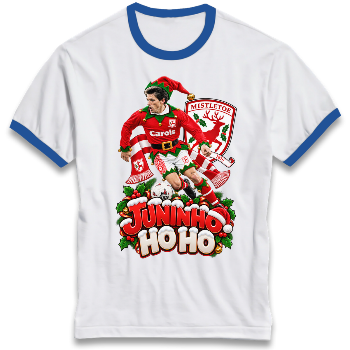 Middlesbrough Christmas Ringer T-Shirt