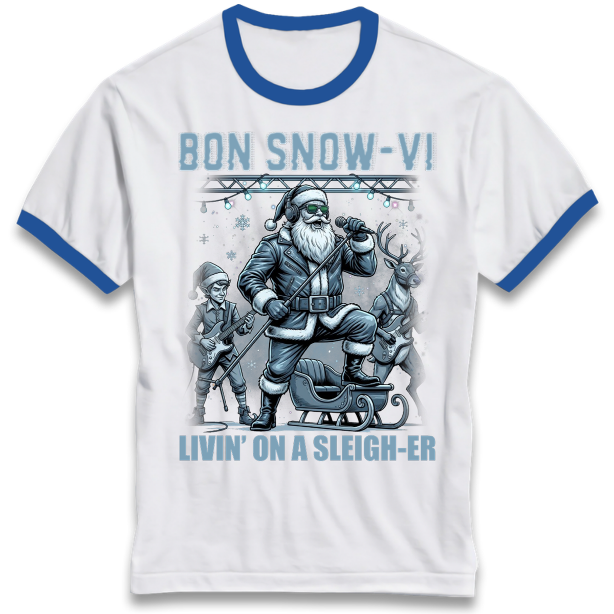 Christmas jumper Ringer T-Shirt