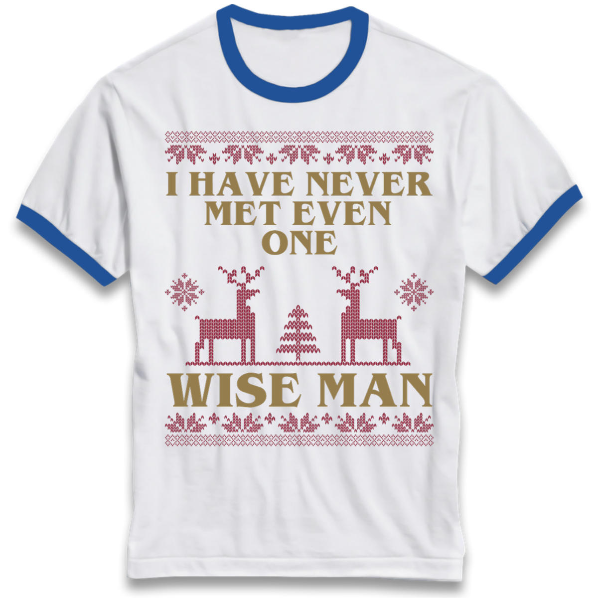 Retro Festive Graphic Ringer T-Shirt