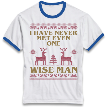 Retro Festive Graphic Ringer T-Shirt