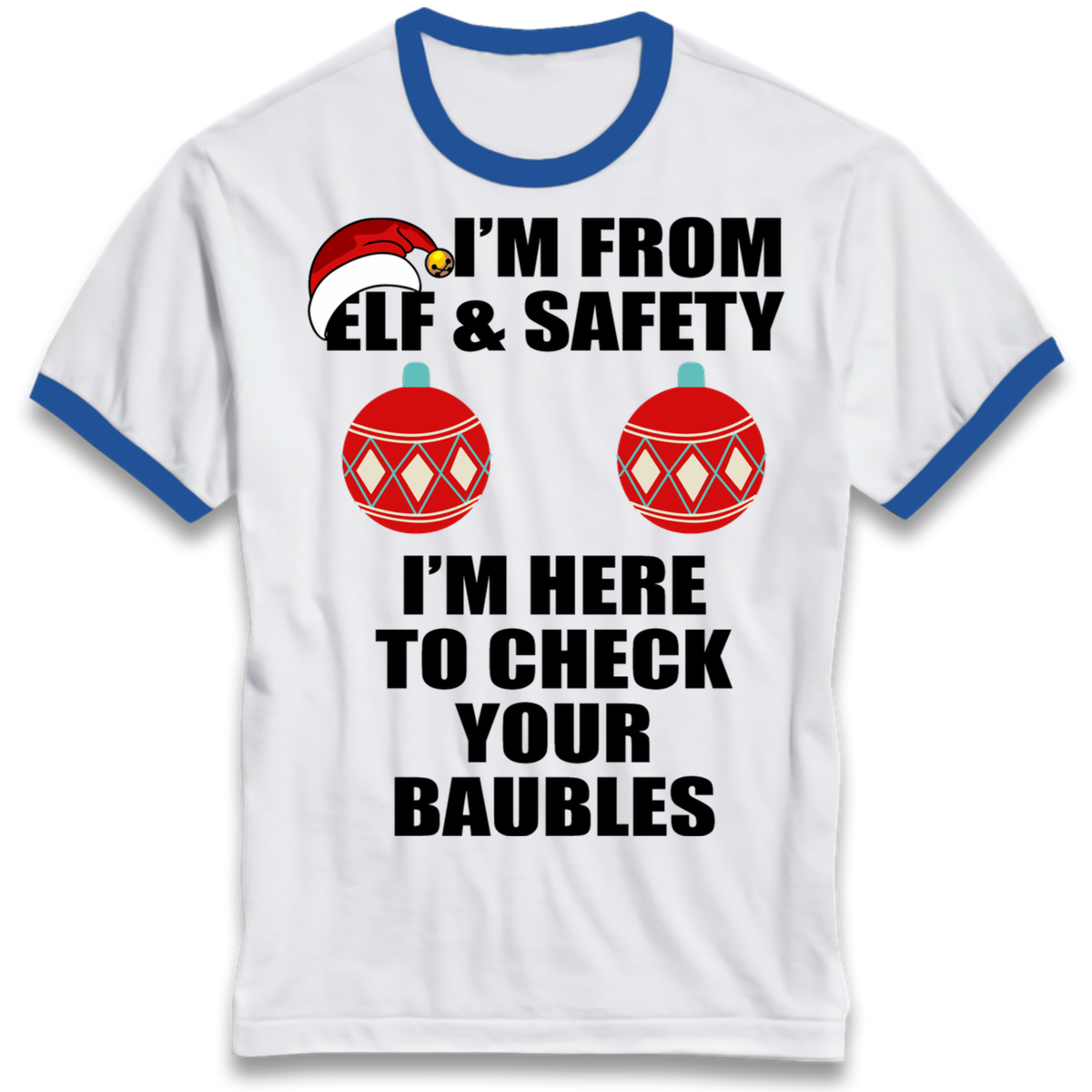 Christmas jumper Ringer T-Shirt