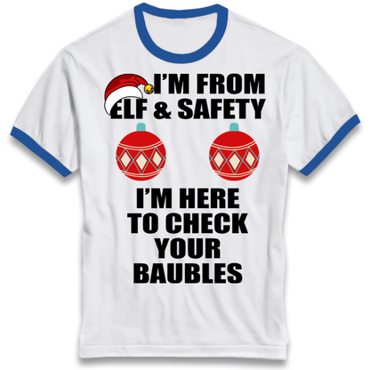Christmas jumper Ringer T-Shirt