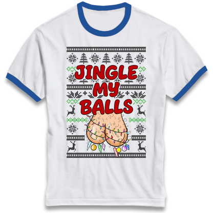 Jingle Balls Ringer T-Shirt