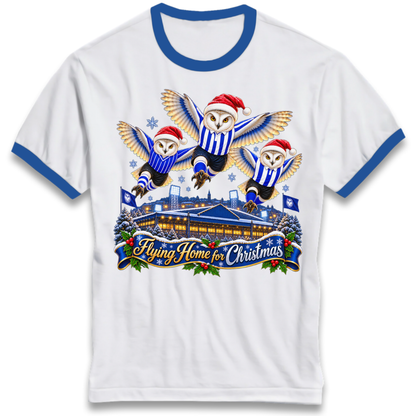 Sheff Wed Christmas Ringer T-Shirt