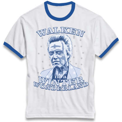 Christopher Walken Christmas Ringer T-Shirt