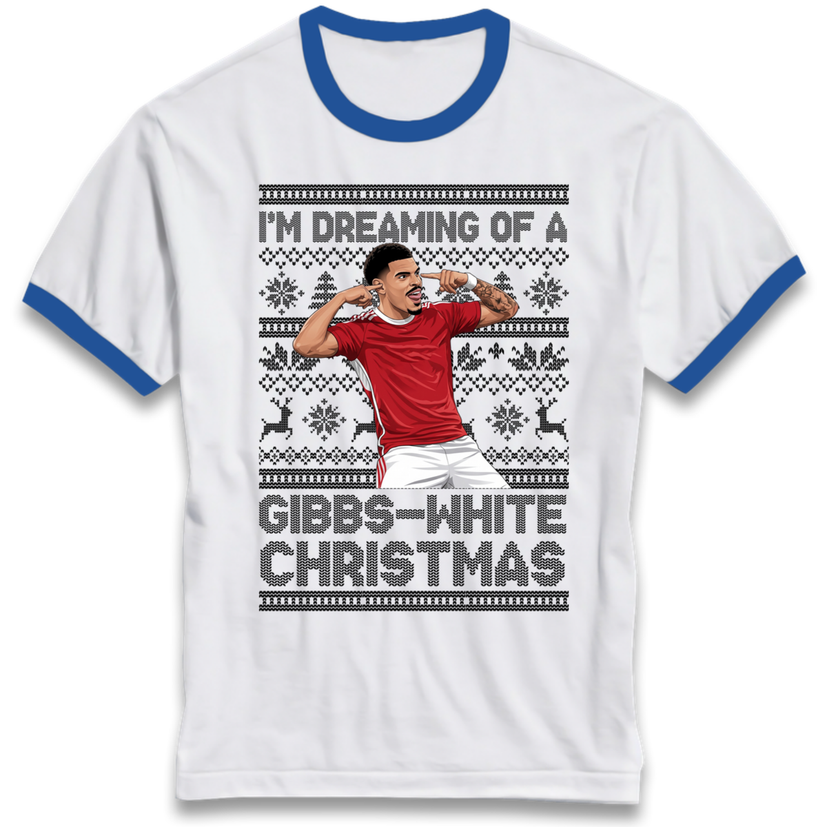 Christmas jumper Ringer T-Shirt