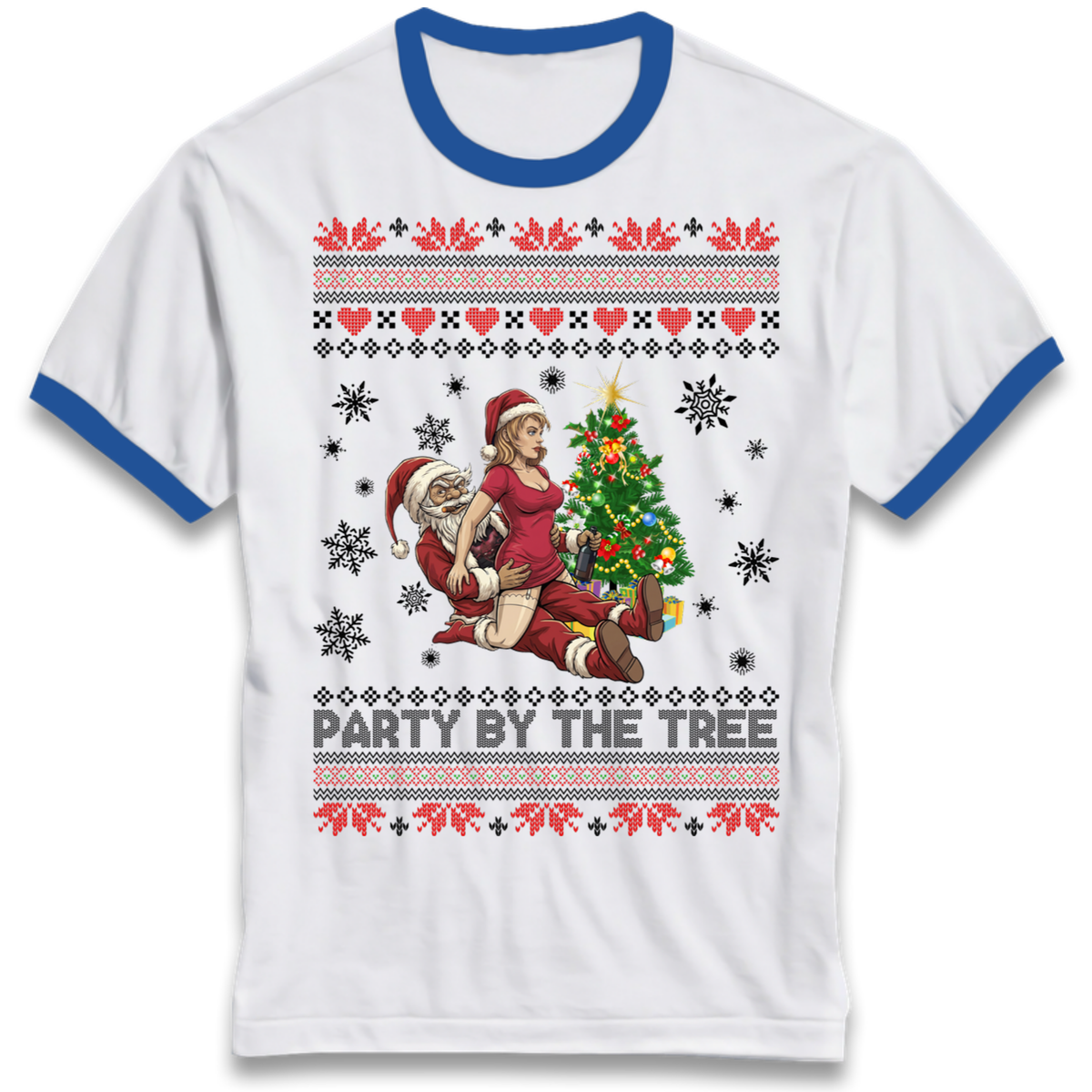 Christmas jumper Ringer T-Shirt