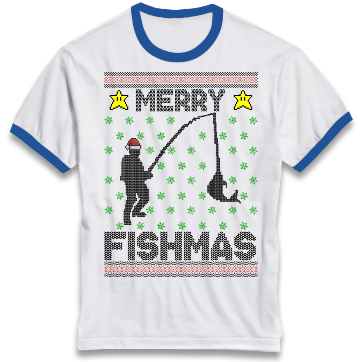 Christmas jumper Ringer T-Shirt