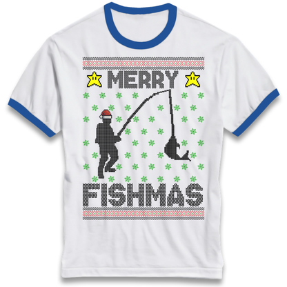 Christmas jumper Ringer T-Shirt