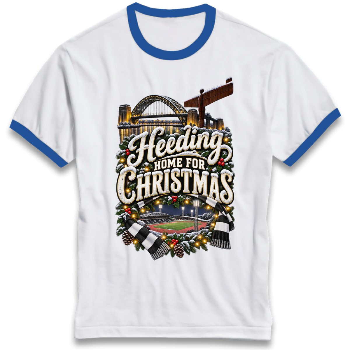 Gateshead Christmas Ringer T-Shirt