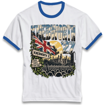 Oasis Knebworth Live '27 Ringer T-Shirt