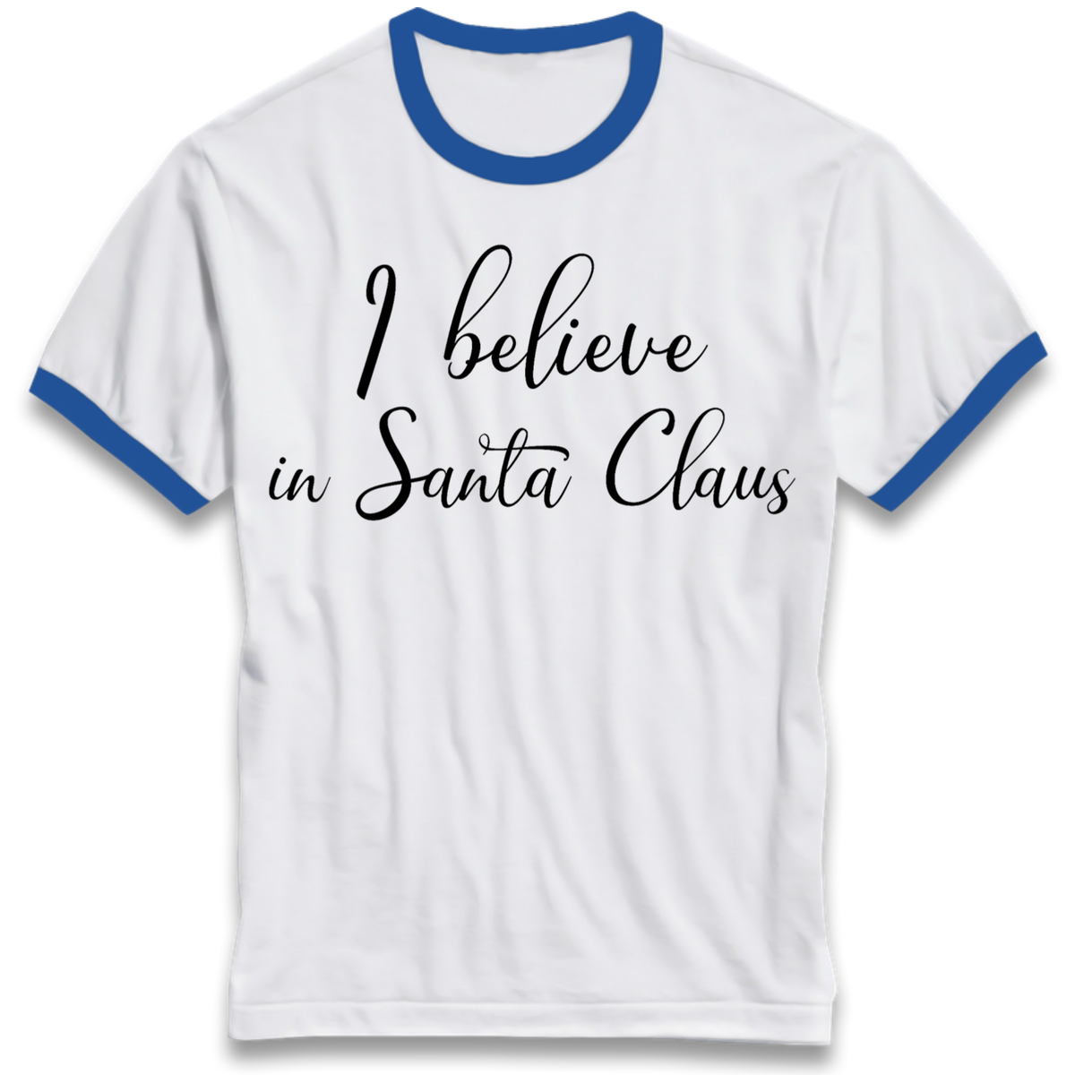 Santa Faith Gift Ringer T-Shirt