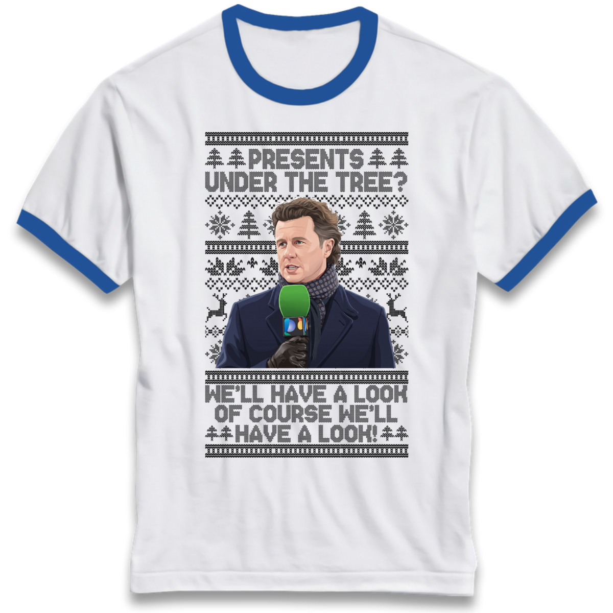 Steve Mcmanaman Christmas Ringer T-Shirt