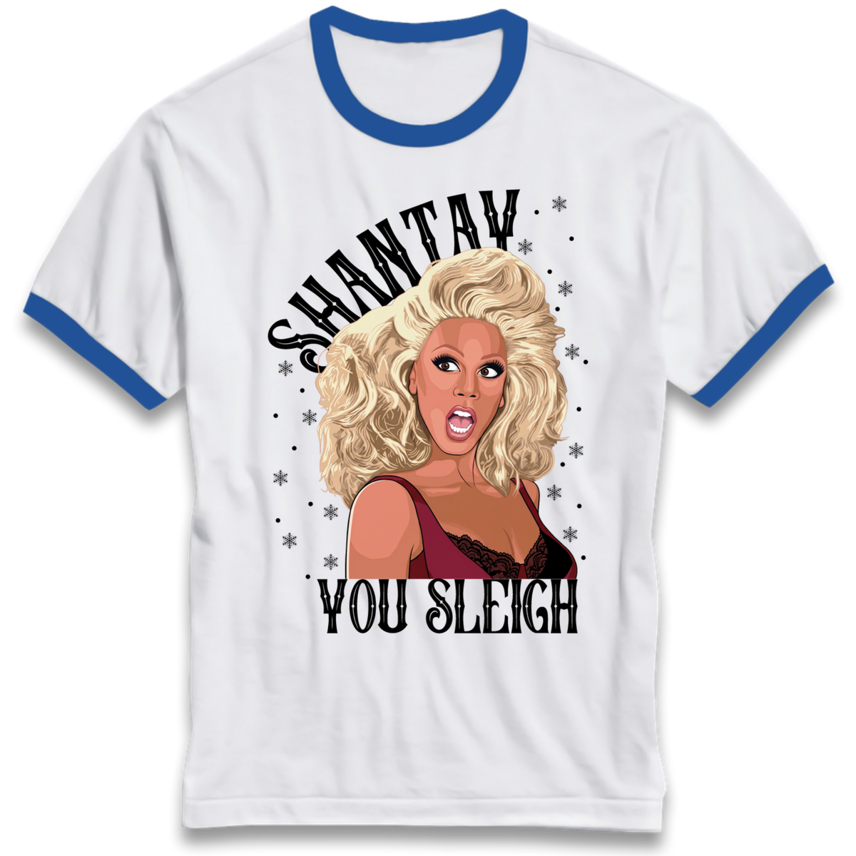 drag christmas clothing Ringer T-Shirt