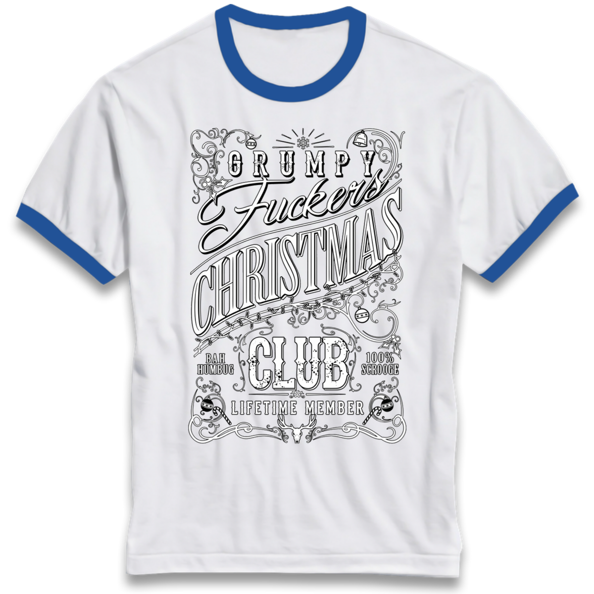 Christmas jumper Ringer T-Shirt