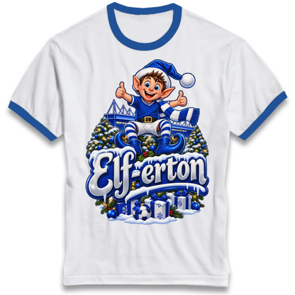 Everton FC Christmas Ringer T-Shirt