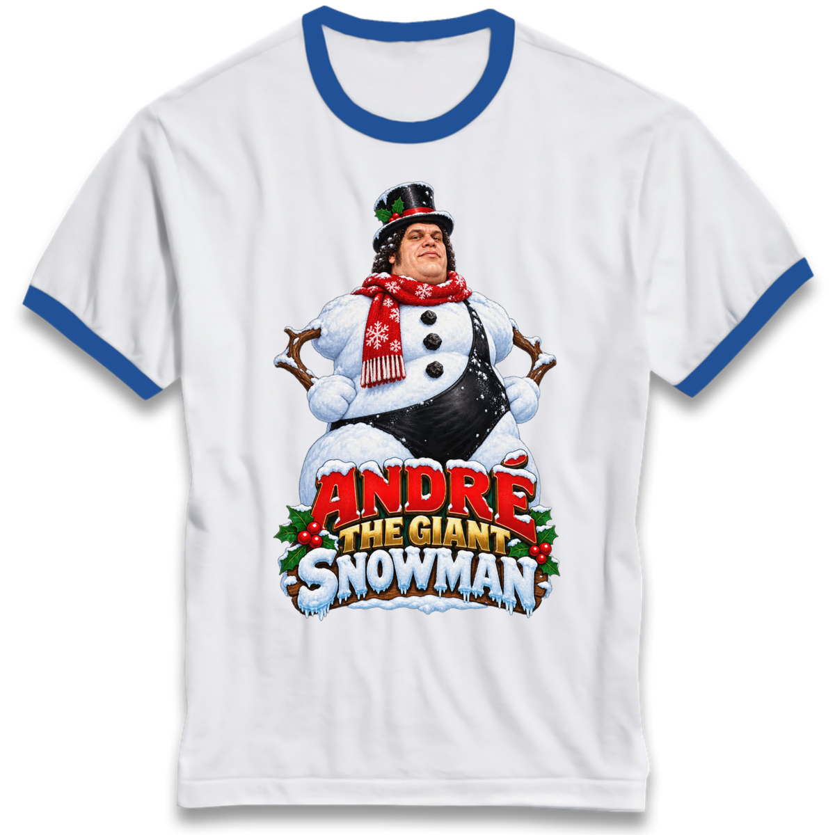 Andre The Giant Christmas Ringer T-Shirt
