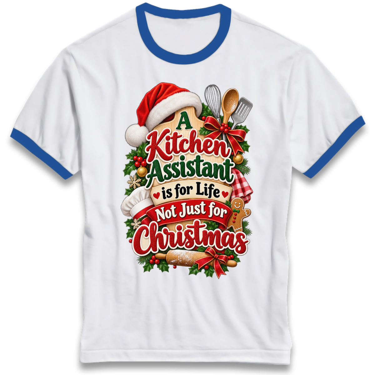 Kitchen Assistant Ringer T-Shirt