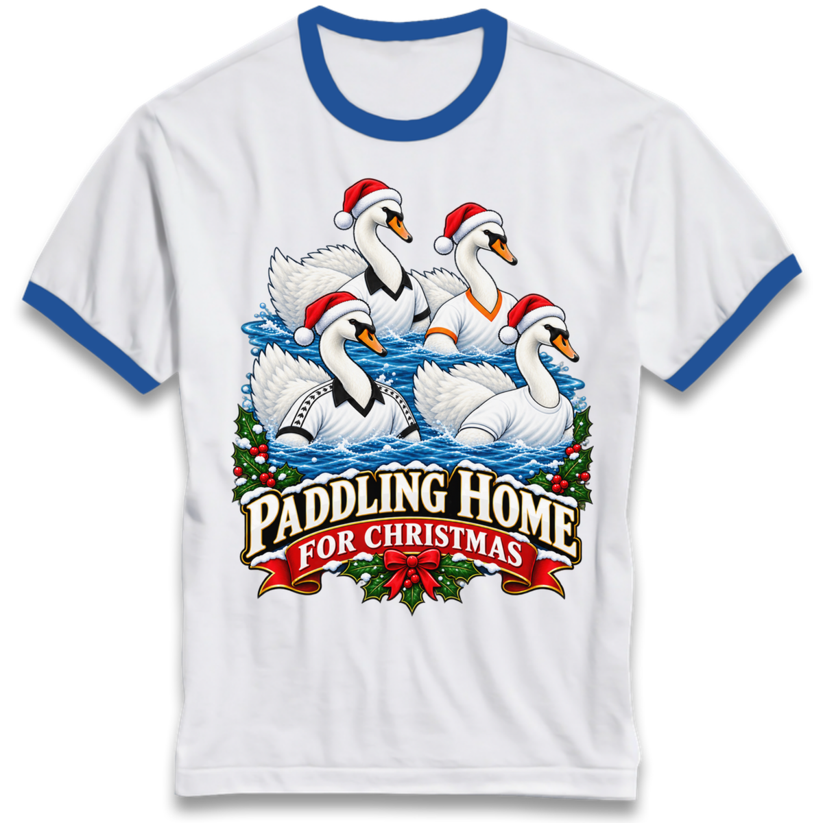 Swansea Christmas Ringer T-Shirt
