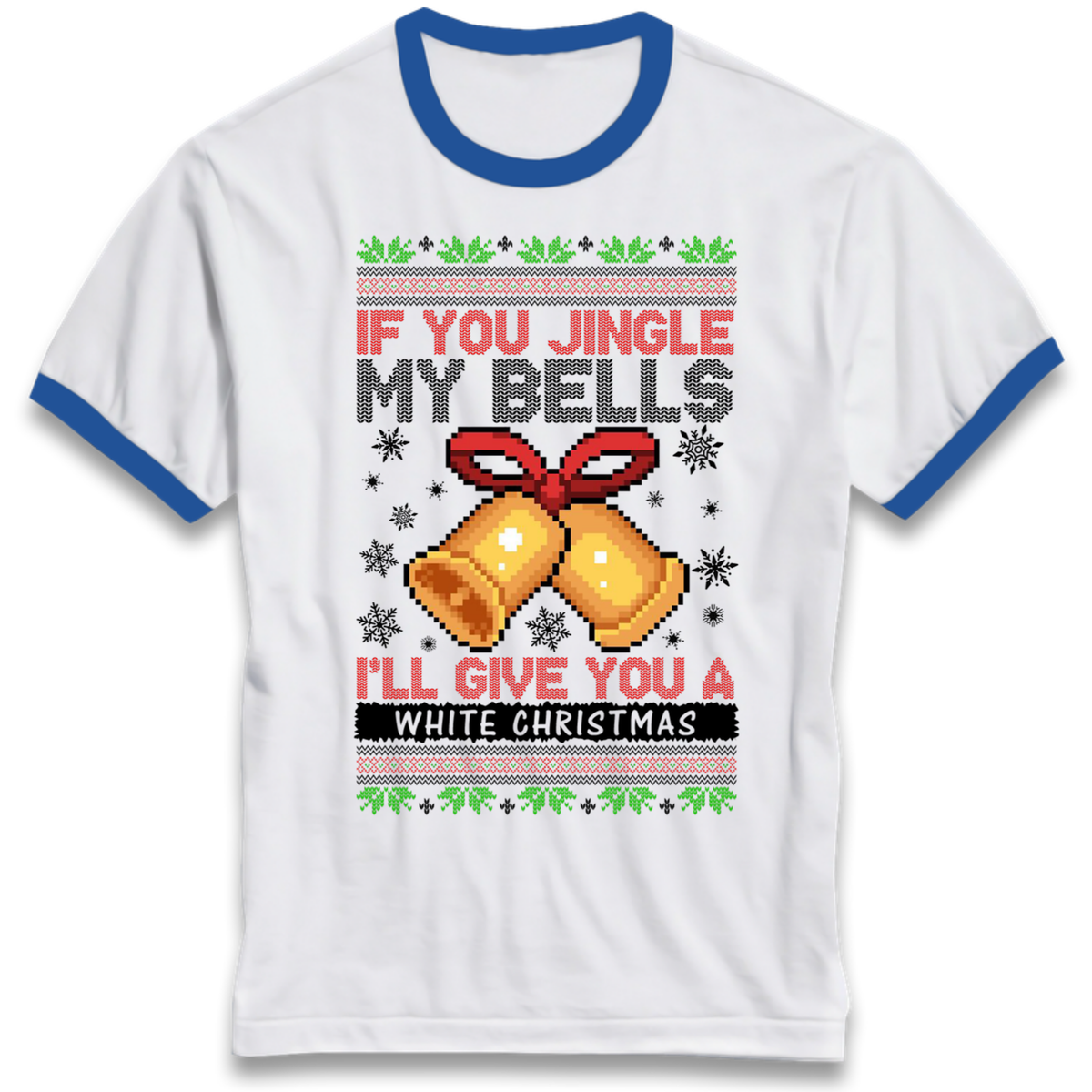 Bell Slogan Clothing Ringer T-Shirt