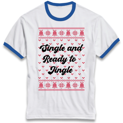 Adult Xmas Tee Ringer T-Shirt