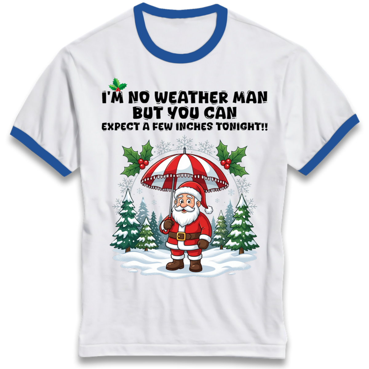Christmas jumper Ringer T-Shirt