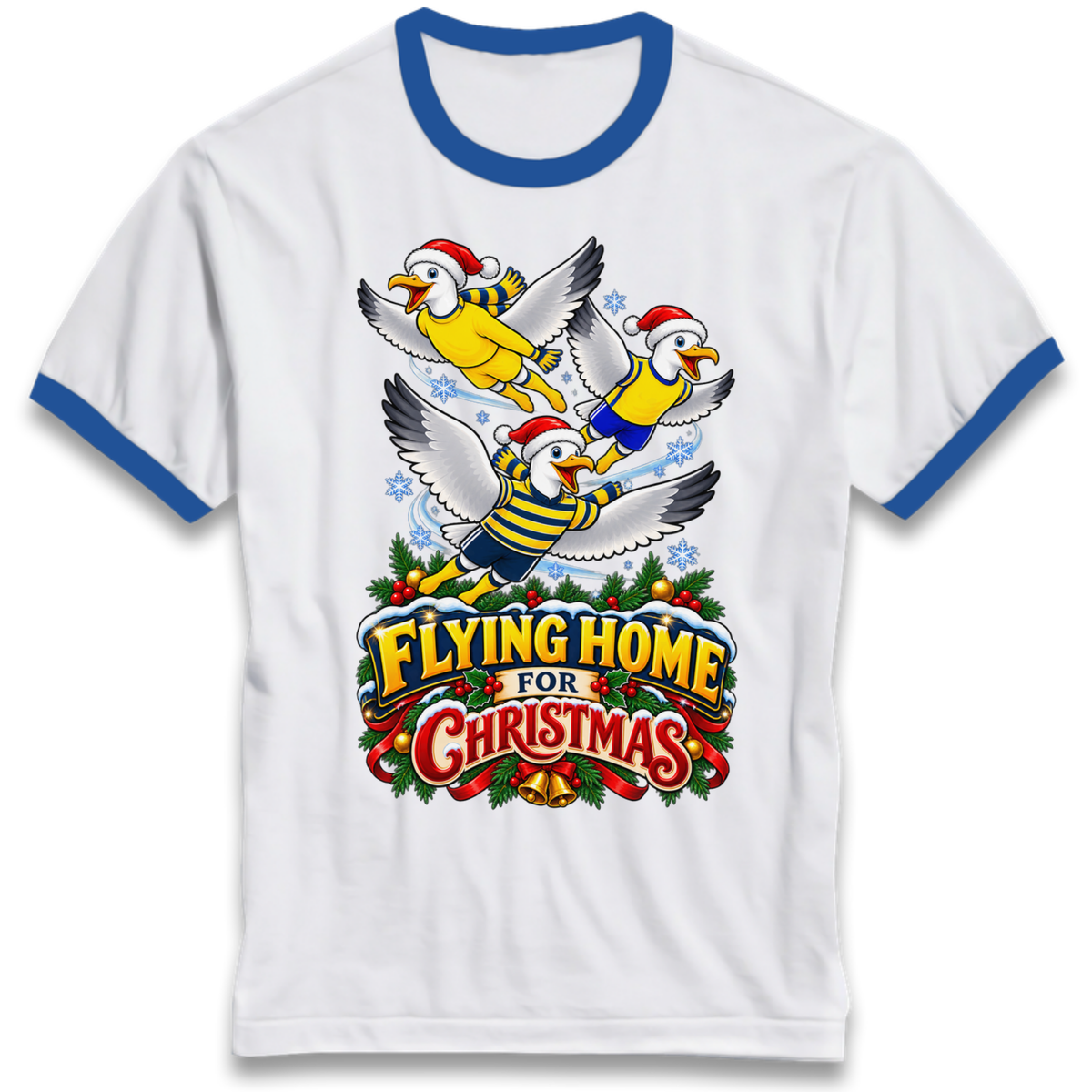 Torquay United Christmas Ringer T-Shirt
