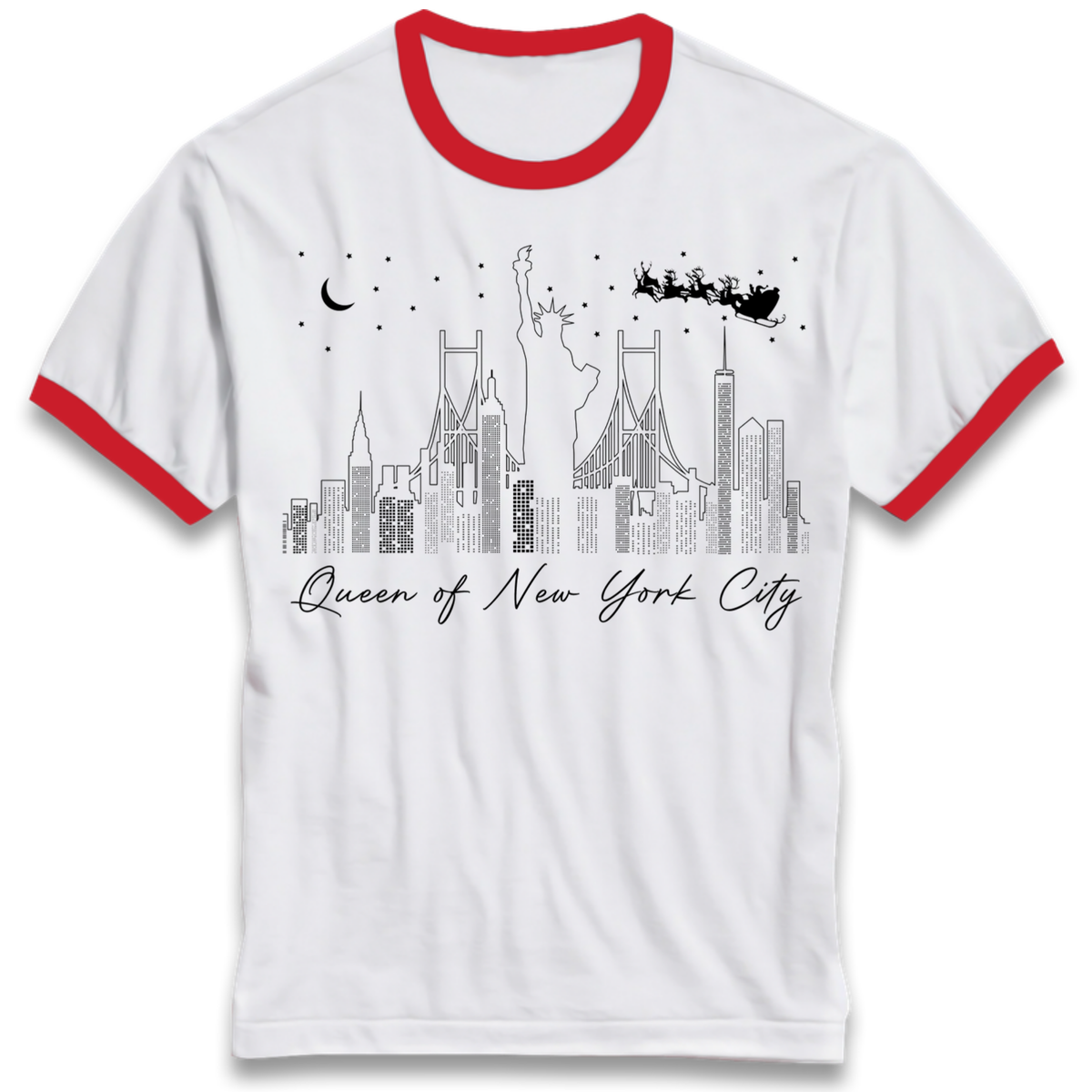 Queen Of New York City Ringer T-Shirt