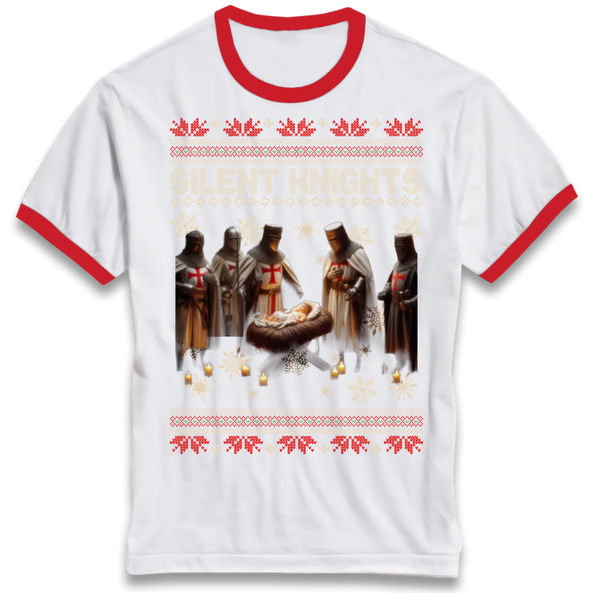 Silent Knights Gift Ringer T-Shirt