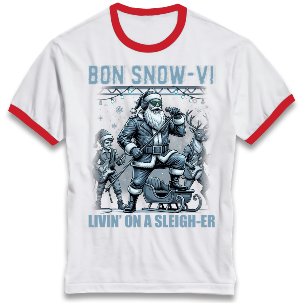 Christmas jumper Ringer T-Shirt