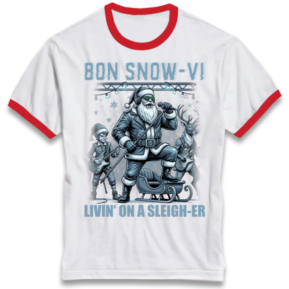 Christmas jumper Ringer T-Shirt