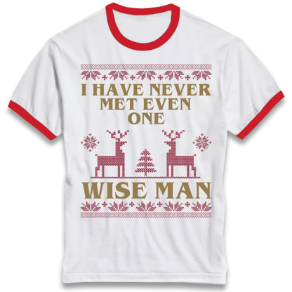 Retro Festive Graphic Ringer T-Shirt