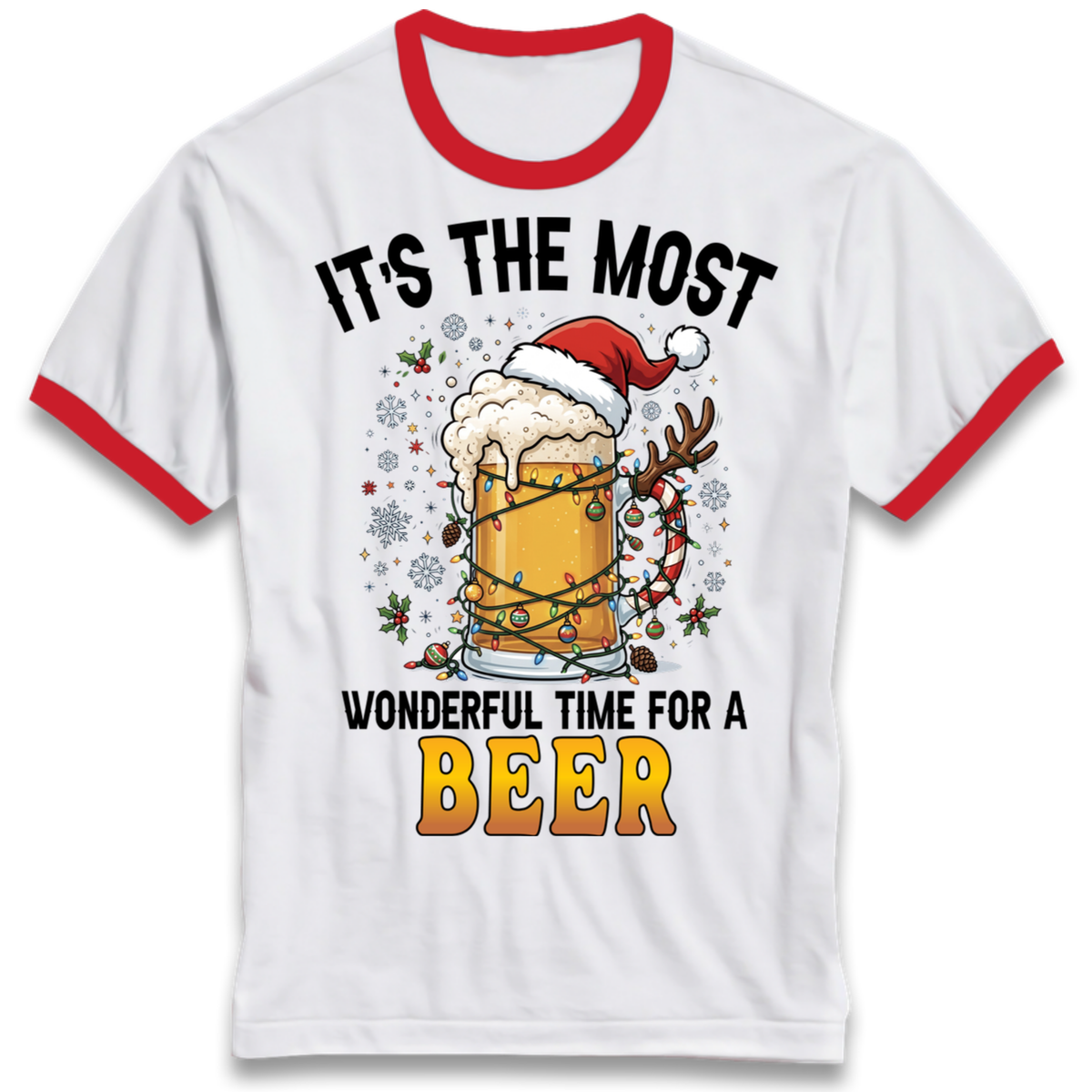 Tee Festive Pub Outfit Ringer T-Shirt