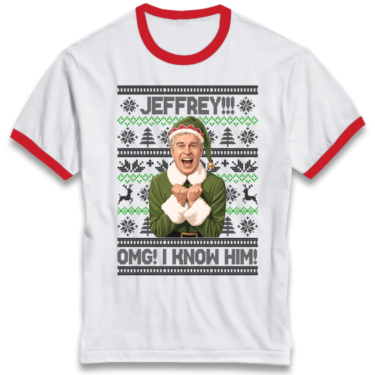 Jeffery Epstein Ringer T-Shirt