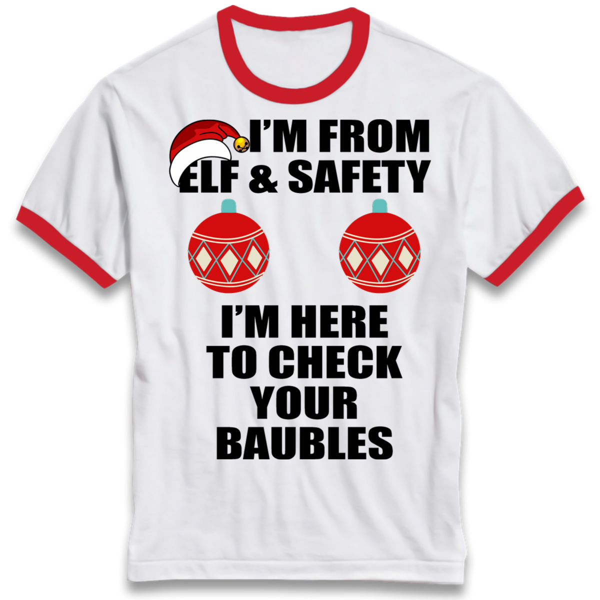 Christmas jumper Ringer T-Shirt